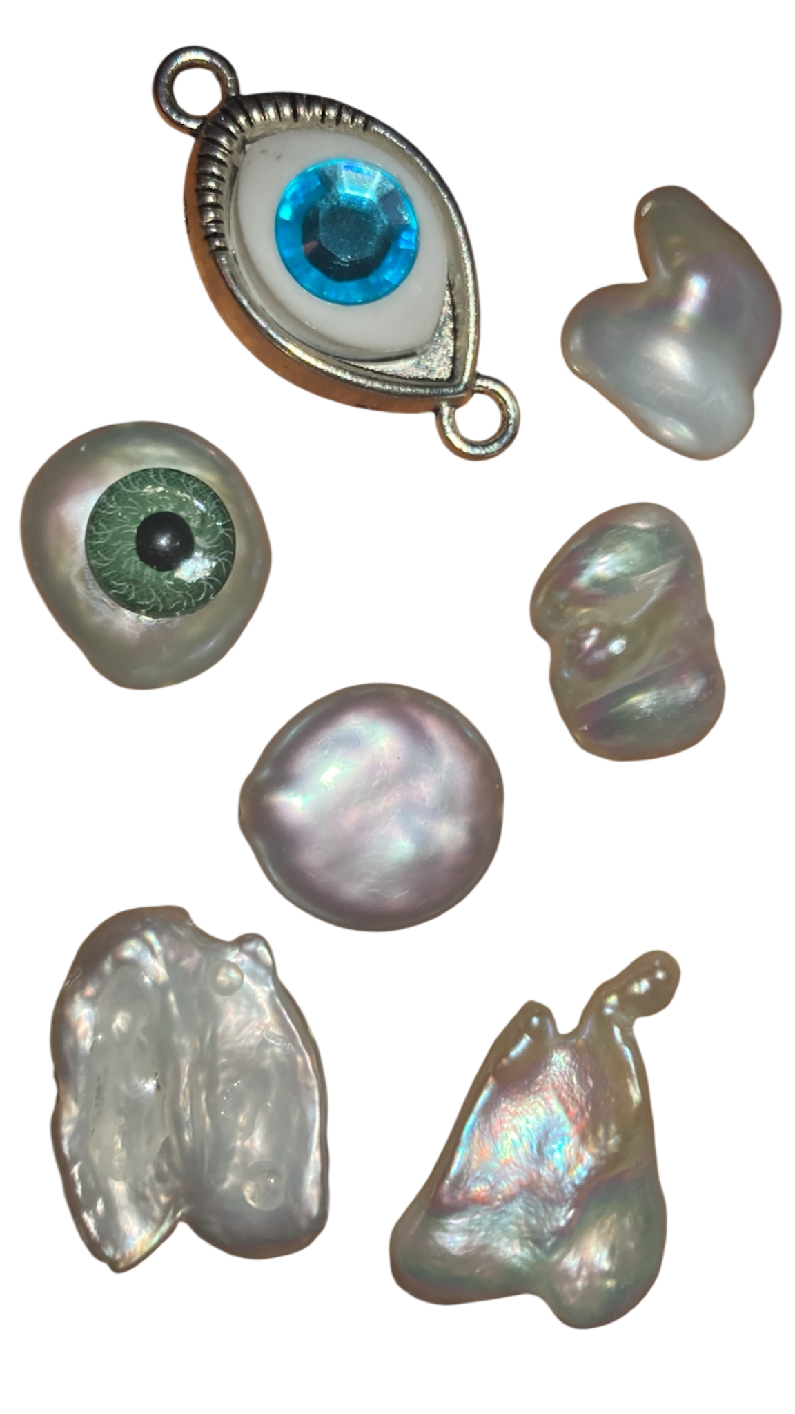 Pearls and charms used by Pseudocoelomate.