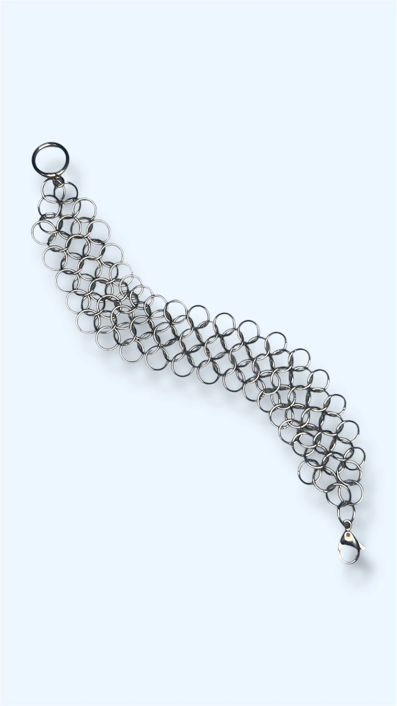 Medieval-Inspired Chainmail Bracelet