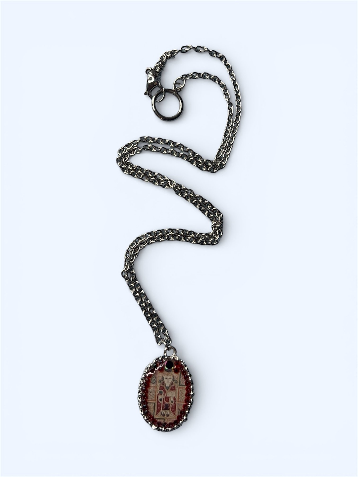 Solidification Medieval Art Pendant