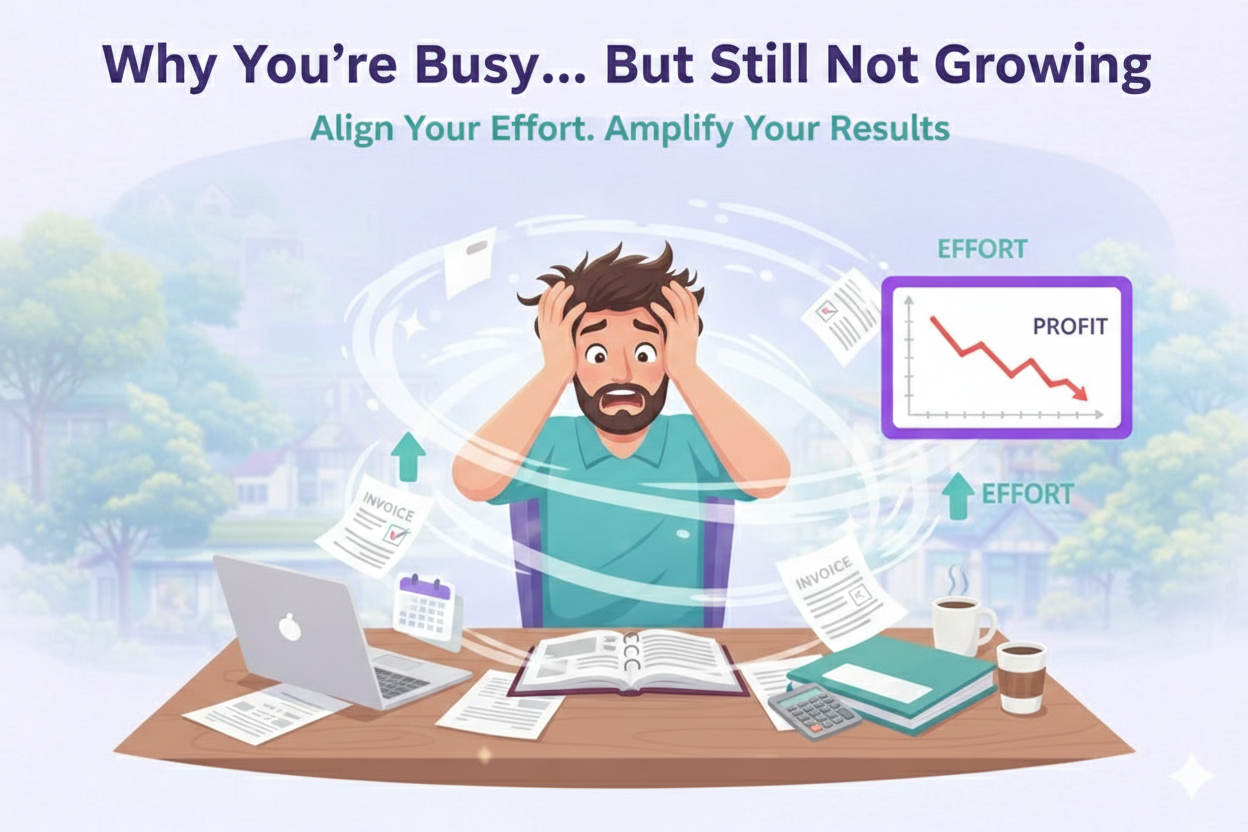 Why You’re Busy… But Still Not Growing