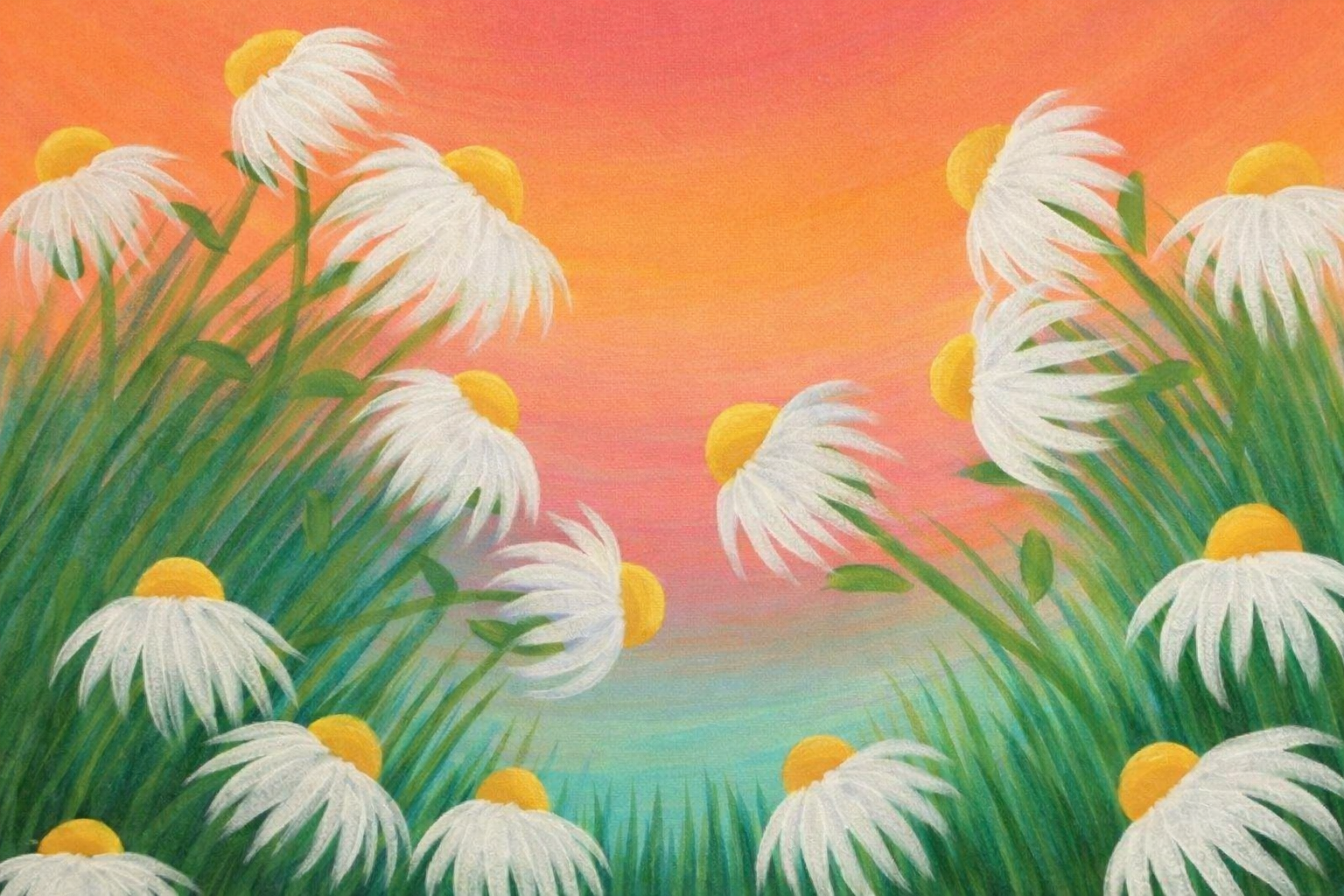 Golden Hour Daisies - Paint & Sip on March 7th @2:00PM