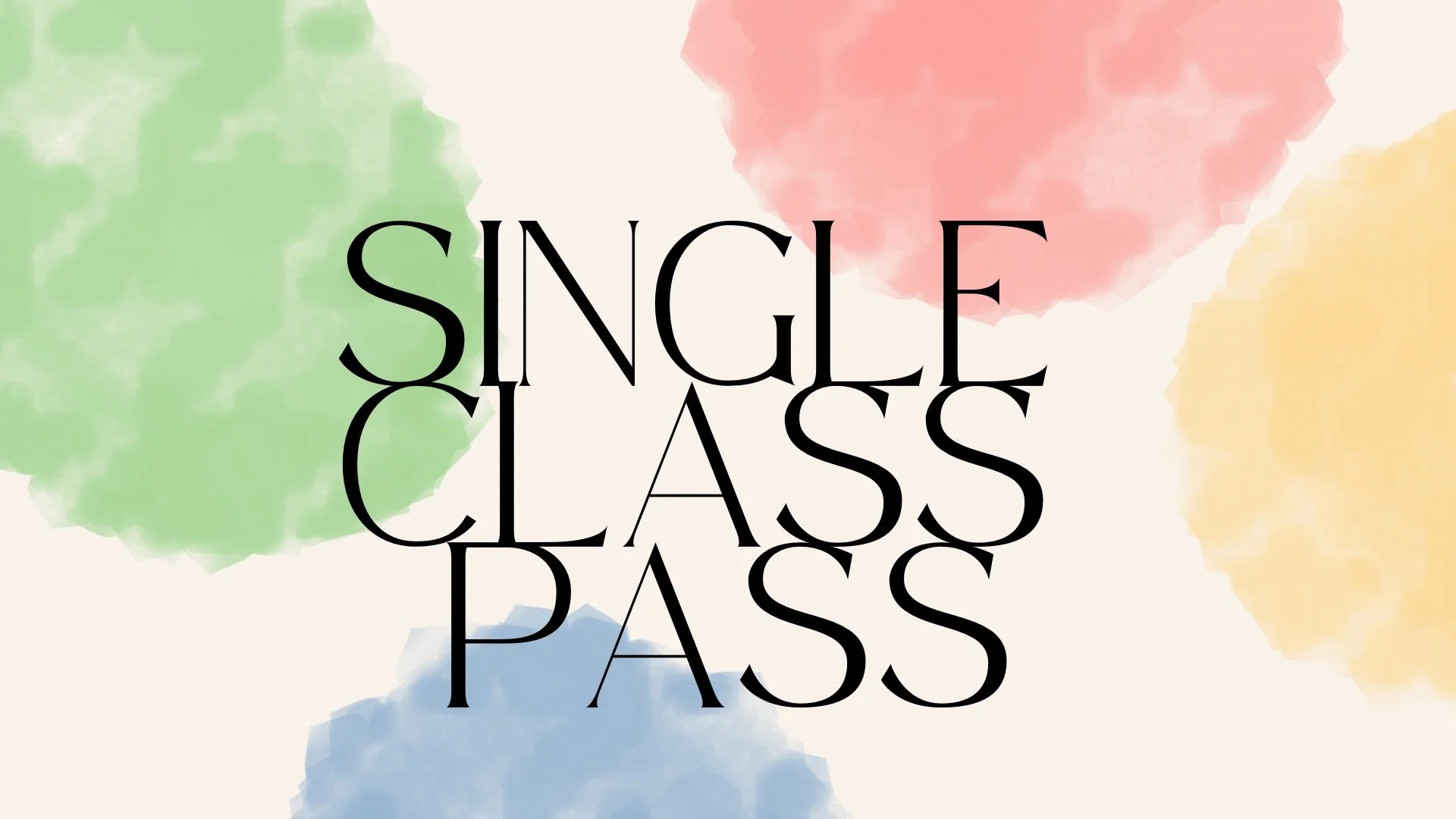 Single Class Pass