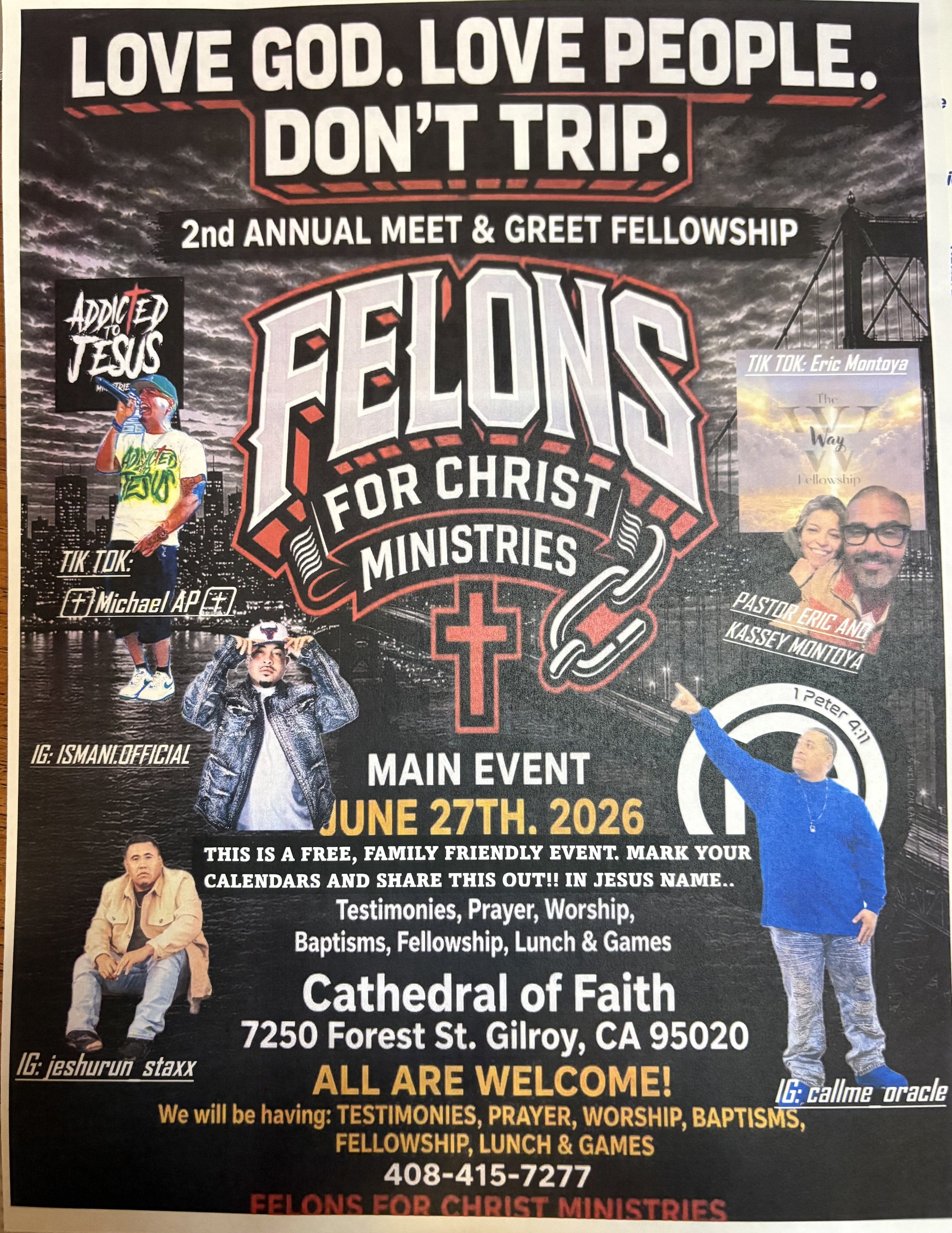 Felons For Christ Ministries Meet and Greet