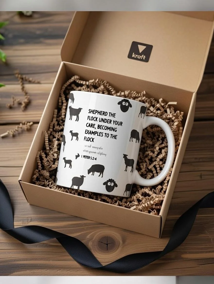 Shepherd Inspirational Coffee Mug | 1 Peter 5:2-4