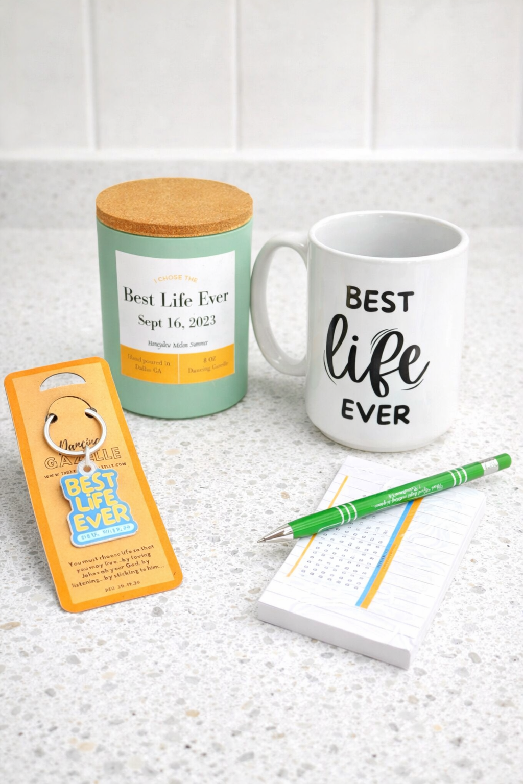 Personalized Baptism Gift Kit - God Kept Making It Grow