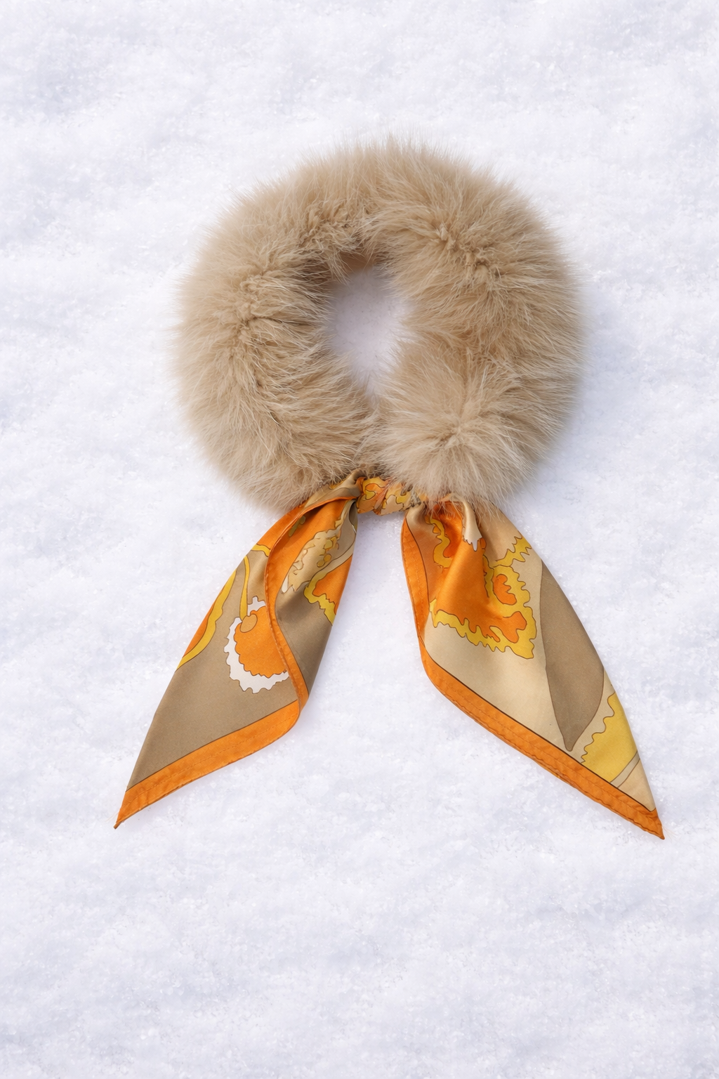Cortina Snow Bunny Fur Scarf
