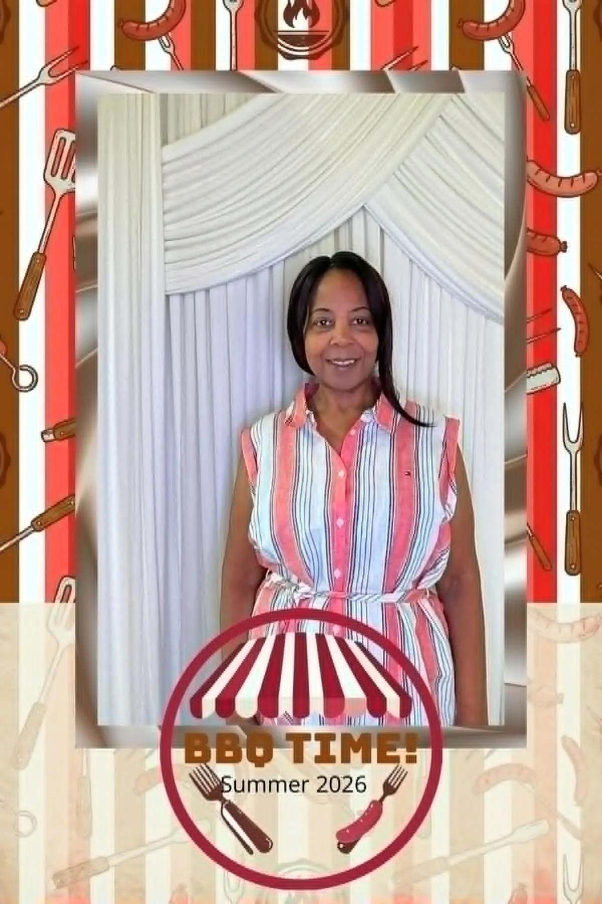 BBQ party for the start of summer open air photobooth by Faith in Focus Trinity Florida.