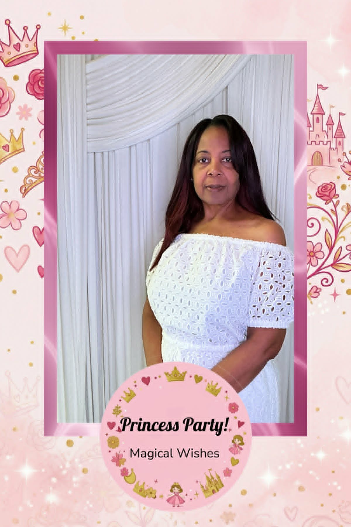 little girl birthday party in Pasco county open air photobooth and event planning by Faith in Focus photobooth. 
