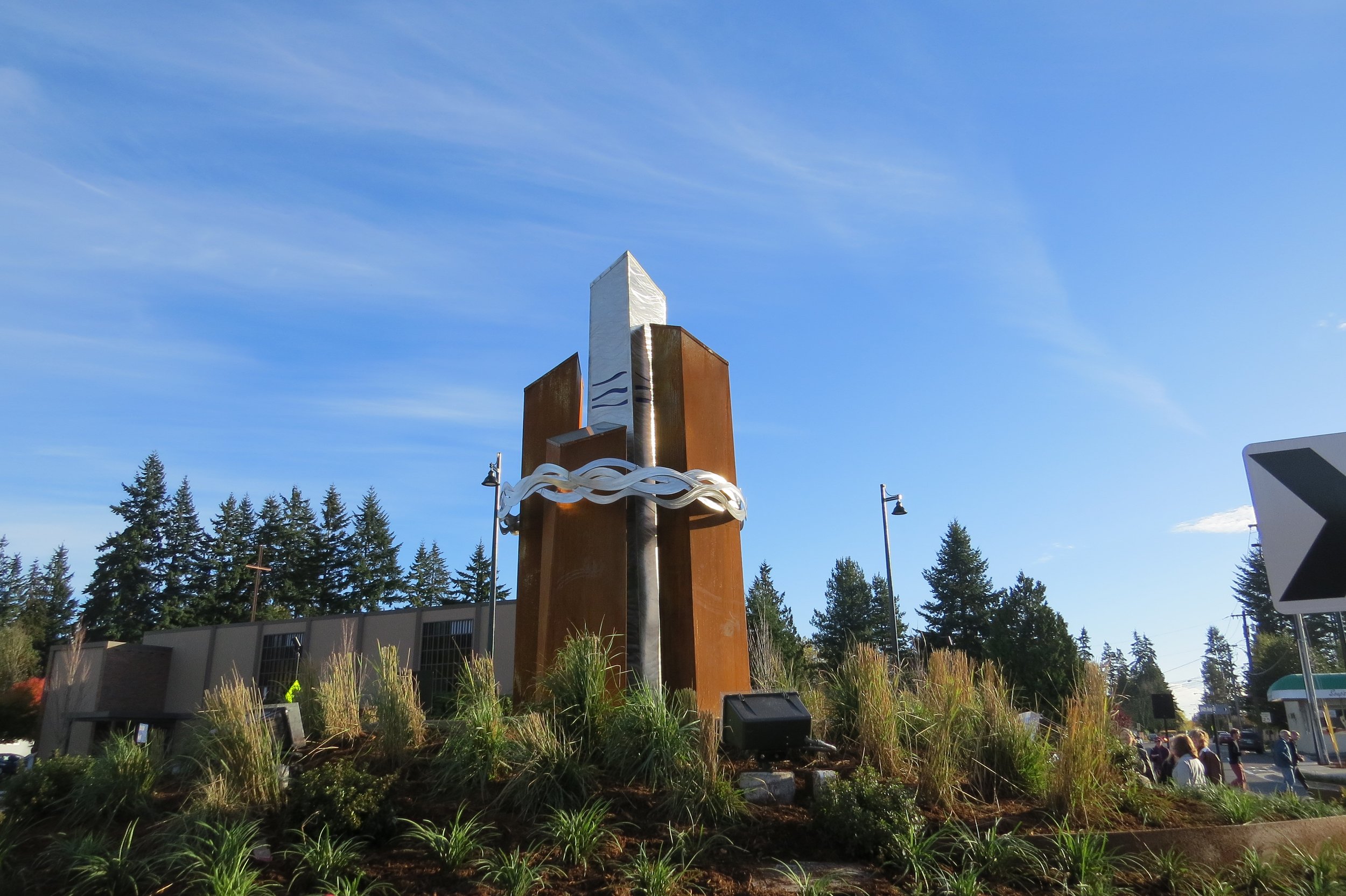 Drawn to Water Connected by Community
📍Five Corners roundabout, Edmonds WA. 
2014