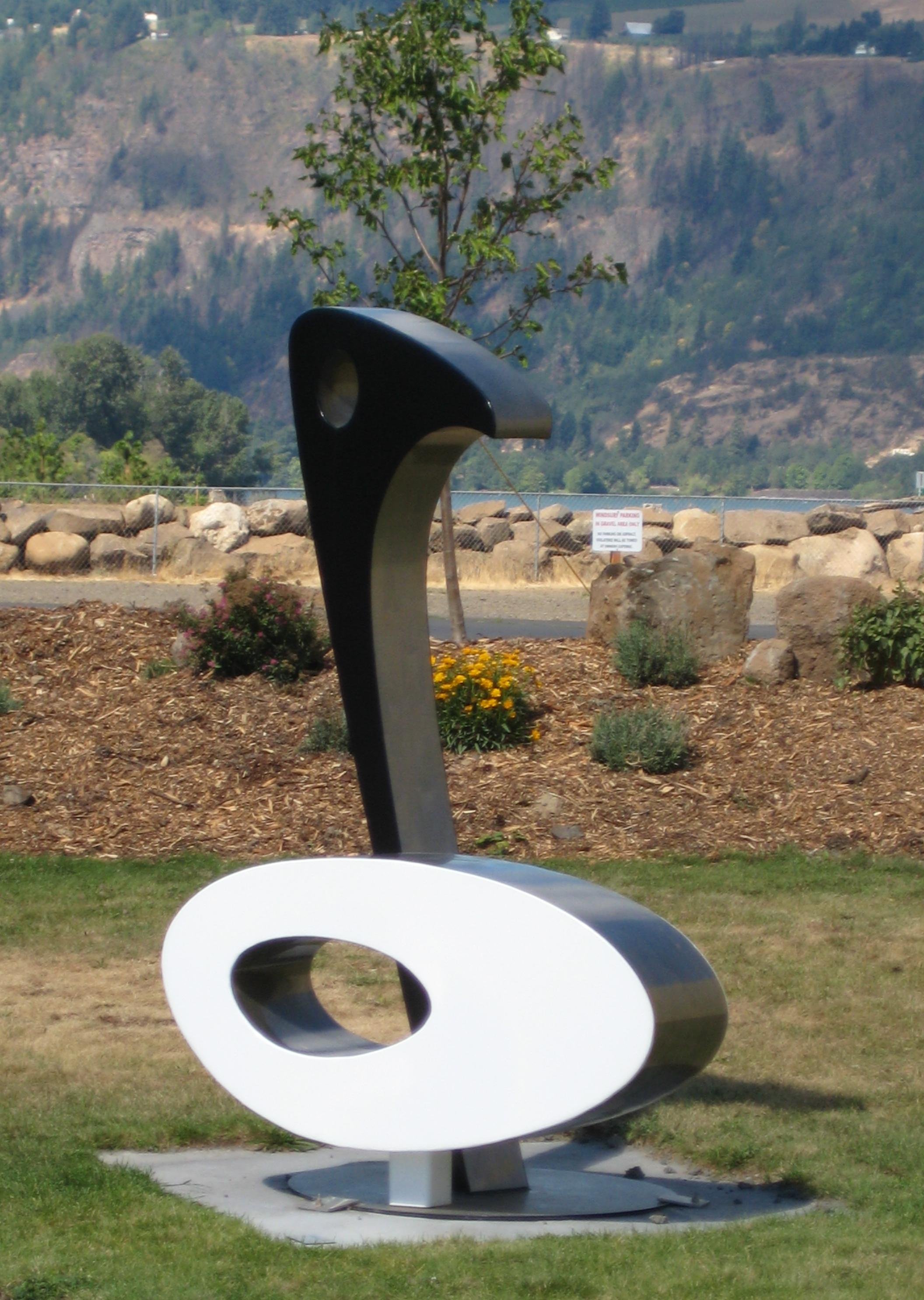 What came First
Jensen, Private Collection Sculpture, Hood River, OR. 
2007