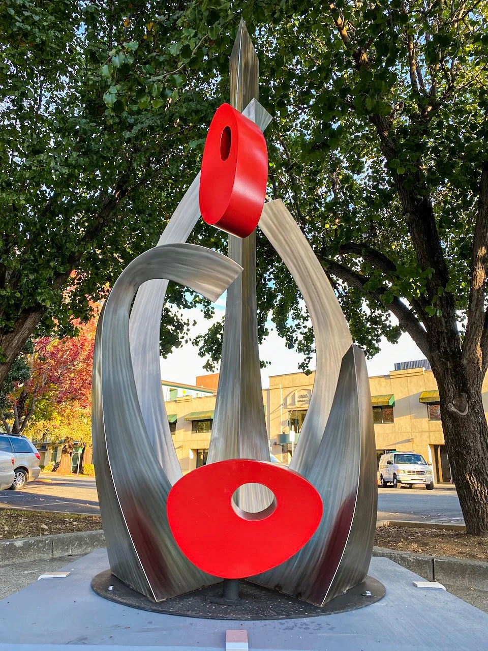 Dew Drops 
Stainless steel and mild steel
7' x 4'  
price available upon request