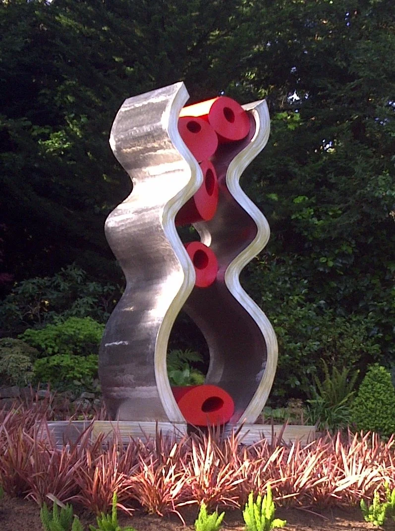 “Caught up II” 
📍Dewald, Private collection donated public, Hillsborough CA. 2010
