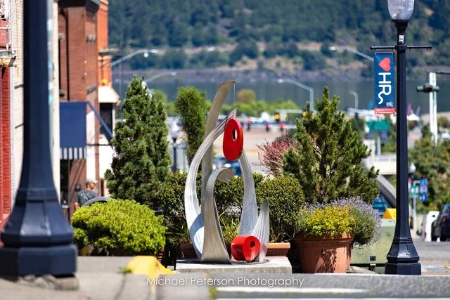 Dew Drops 
Stainless steel and mild steel
7' x 4' 
price available upon request