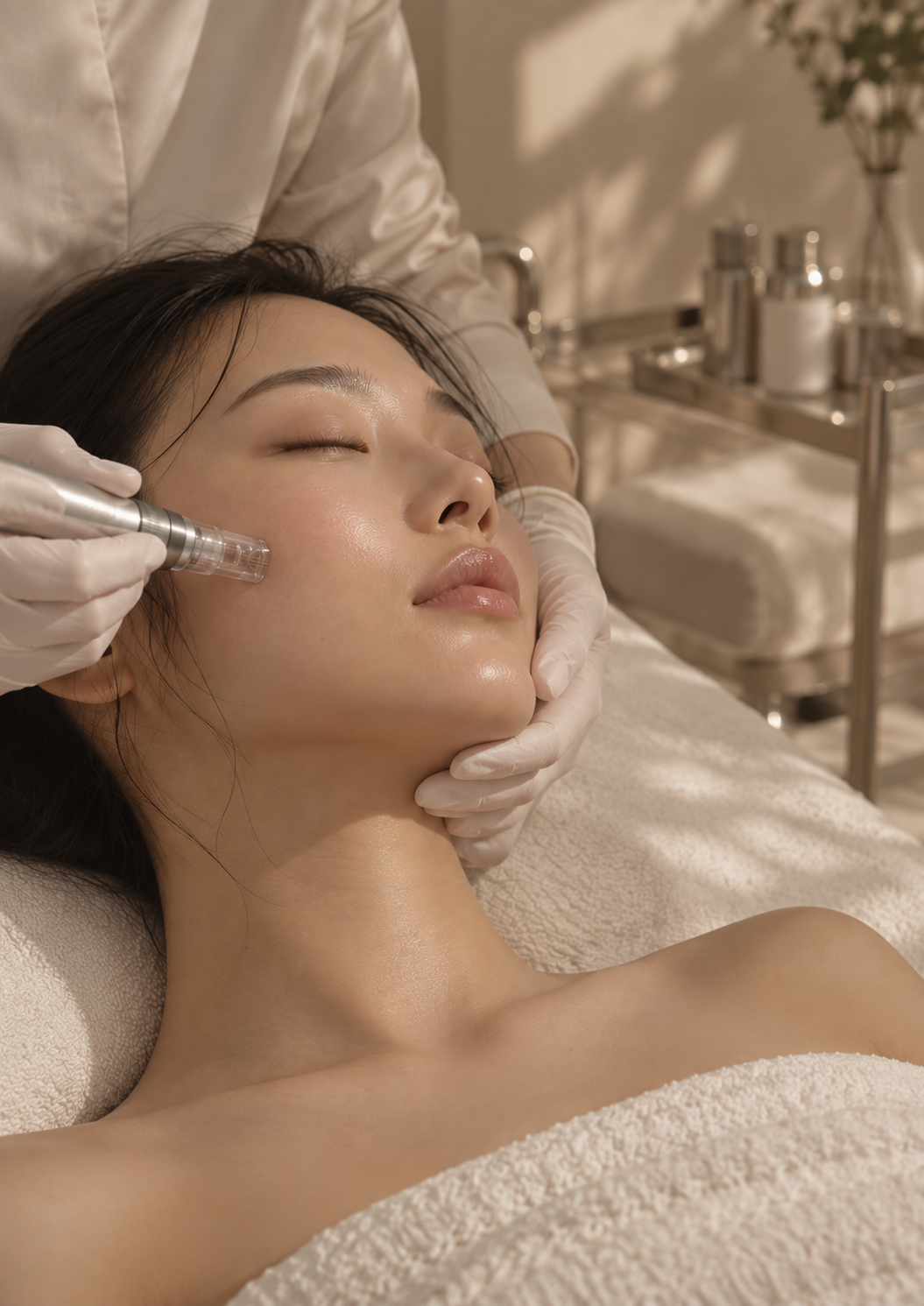 Advanced microneedling training focused on safe practice, depth control, and professional serum pairing.