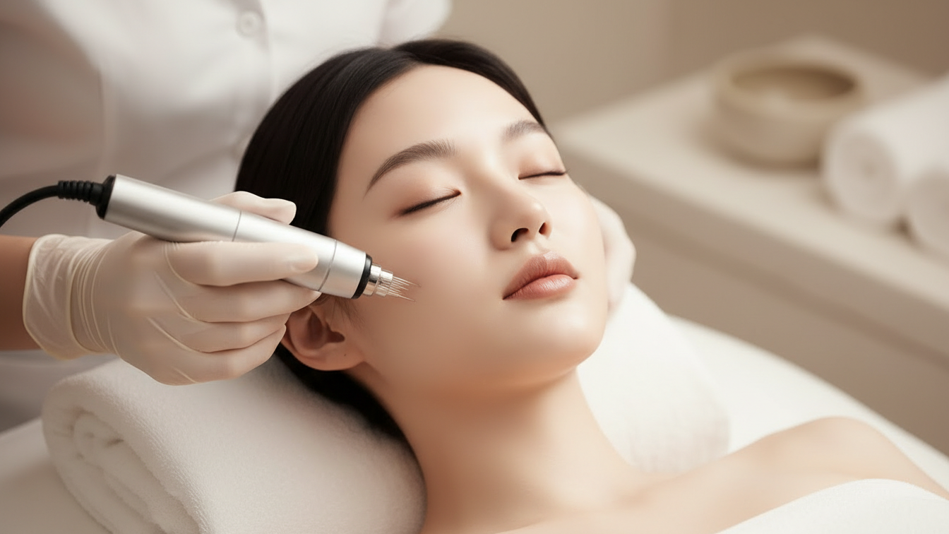 Advanced microneedling training focused on safe practice, depth control, and professional serum pairing.