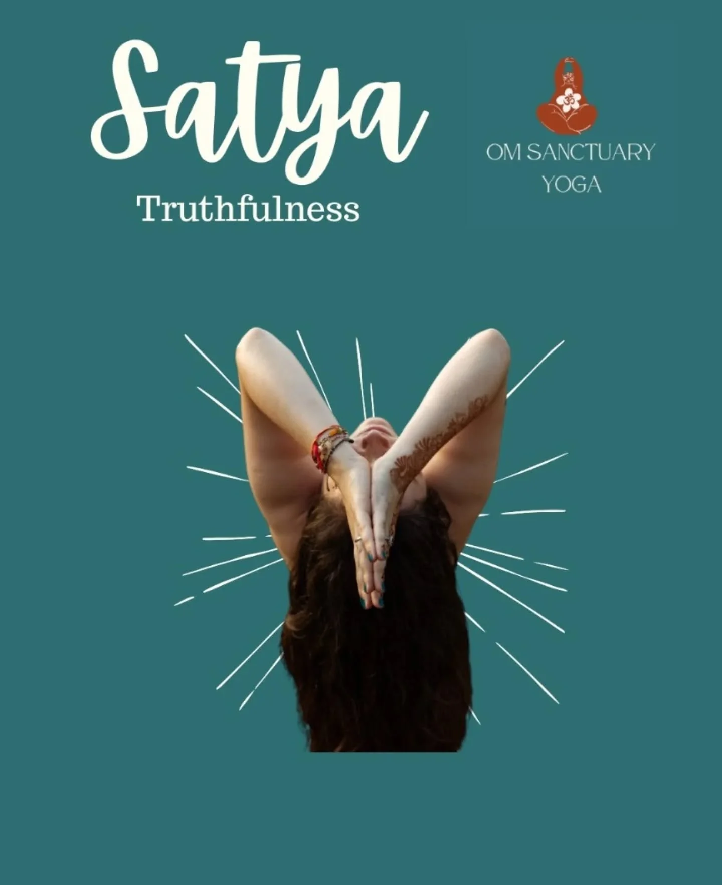🌀 S A T Y A 🌀

The second of the Yamas.

Meaning Truthfulness 🌞 - it goes much deeper than just not telling a lie.

More details in the post ⬆️

#yamas #satya #yogaphilosophy