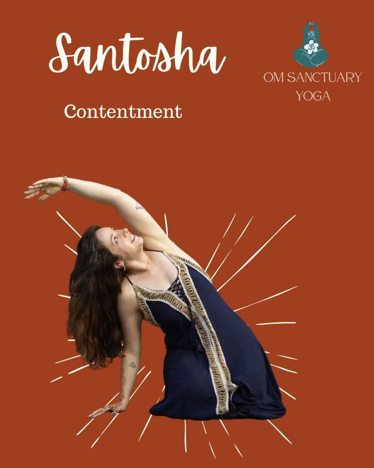 🙏🌀 S A N T O S H A 🌀🙏

The second of the 5 Niyamas and probably my favourite out of all the Yamas &amp; Niyamas for two reasons:

1) It's the one I find the most relatable
2) It's the name of the studio where I did my first yoga teacher training 