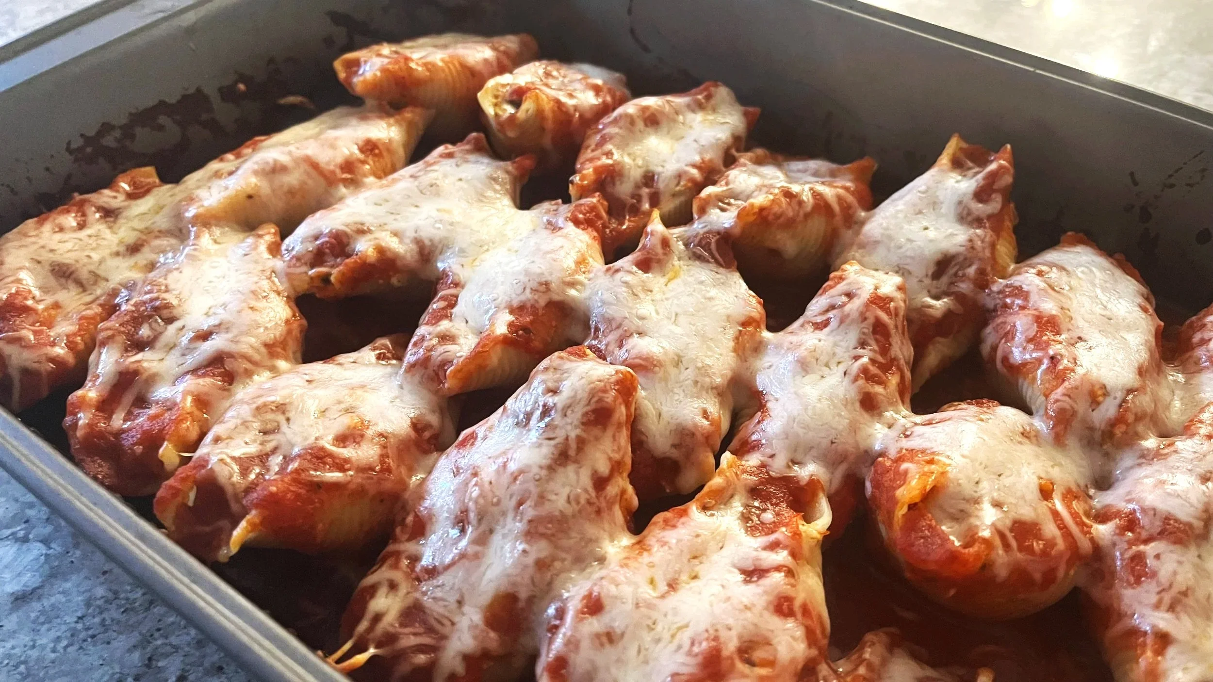 Tofu Stuffed Pasta Shells