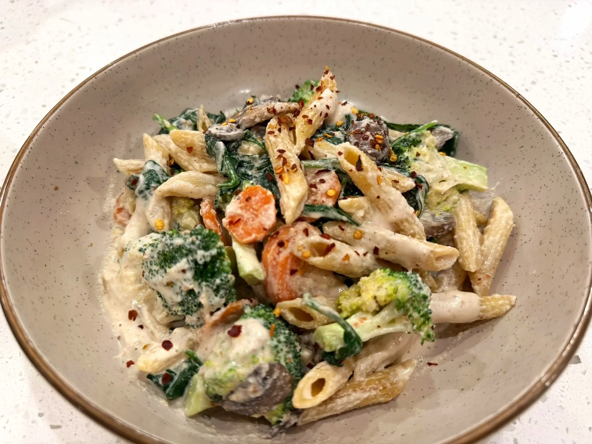 Creamy Vegan Alfredo Pasta