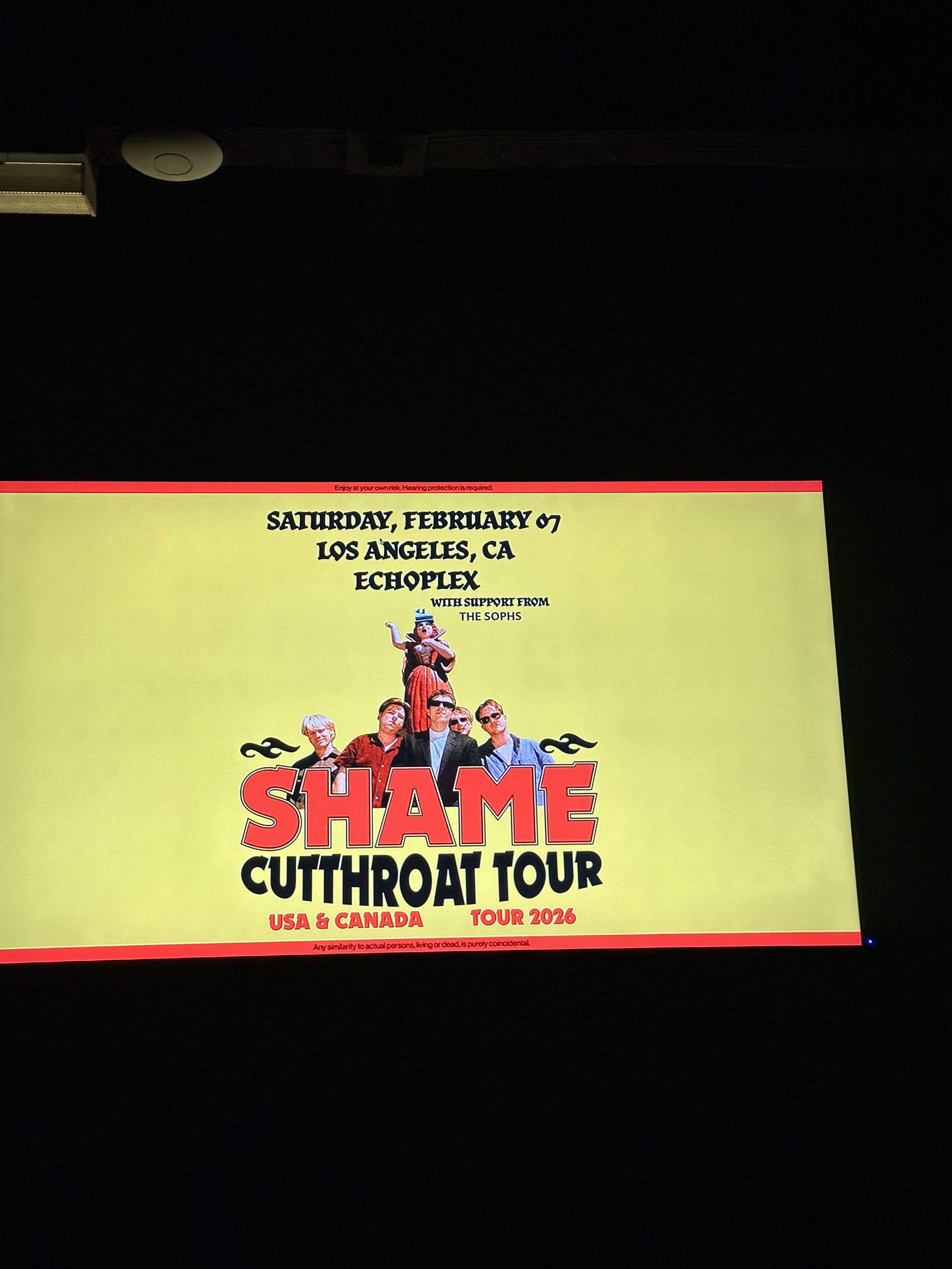 Shame Concert Review