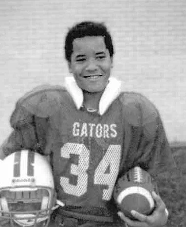Nanon Williams as a young football player.