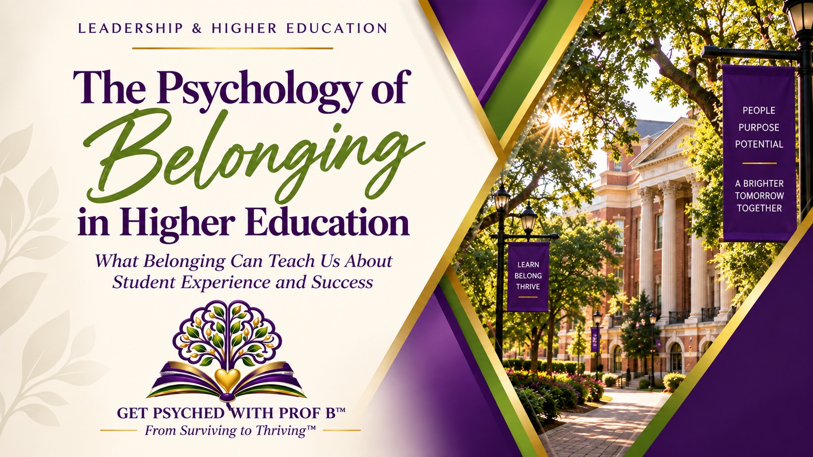 The Psychology of Belonging in Higher Education 