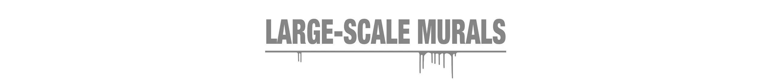 Large-scale public murals by ARCY, contemporary mural artist specializing in architectural-scale artwork