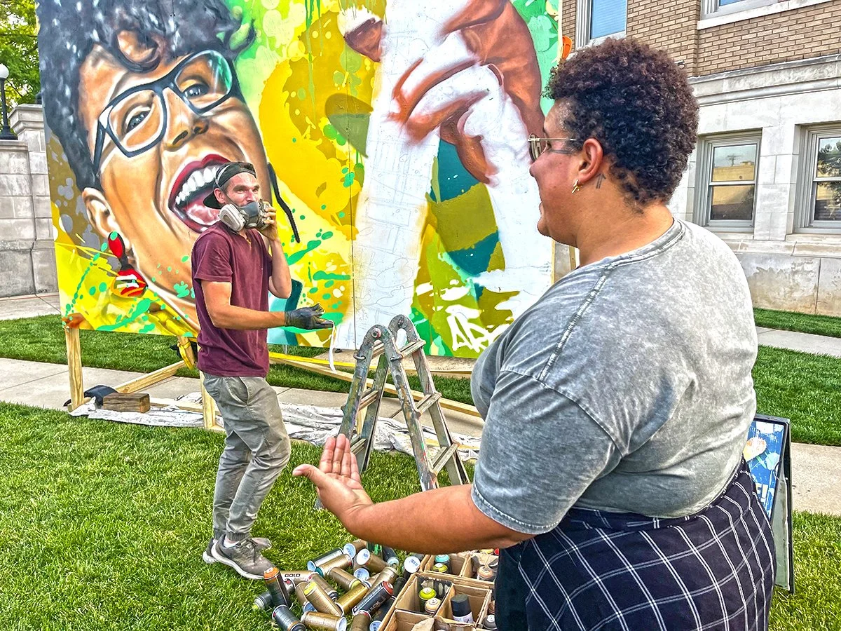 ARCY Brittany Howard Live Event Mural in Athens, Alabama