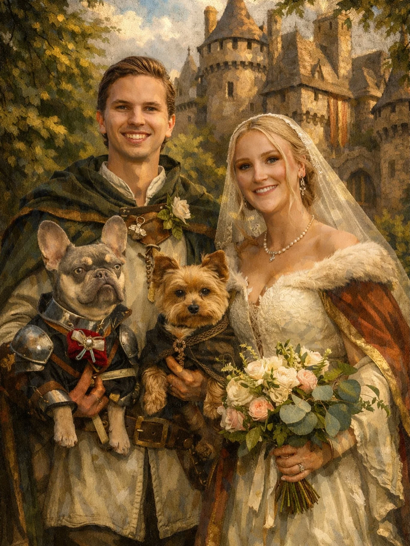 500 years of marriage. Still feels like yesterday⚔️👑🐾