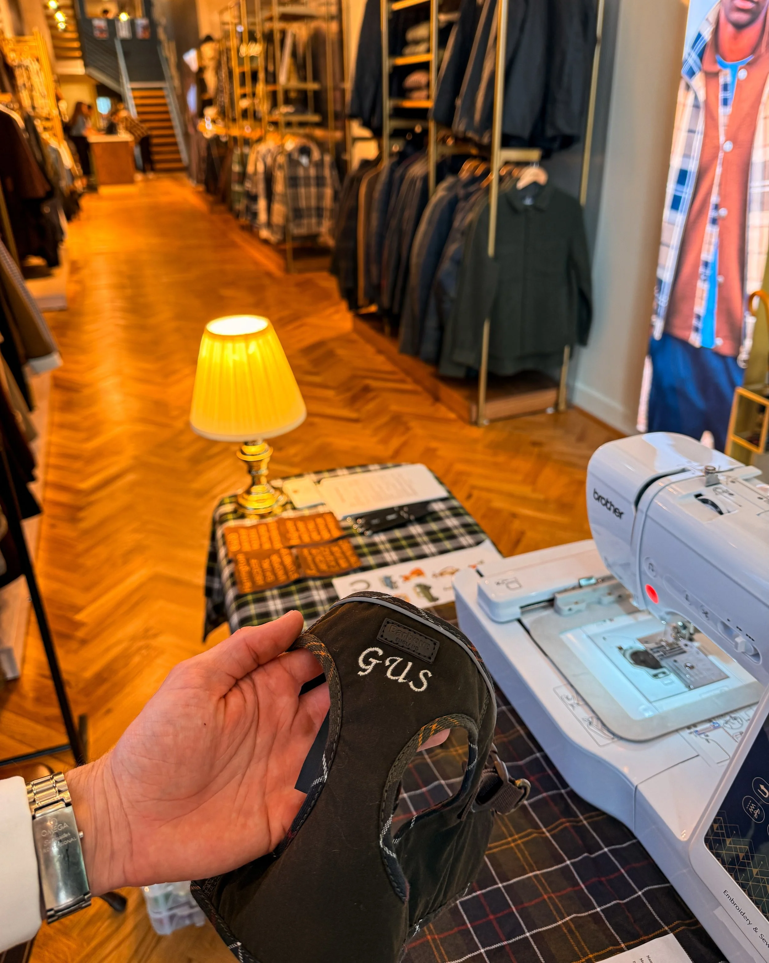 A new personal record: 55 jackets embroidered at Barbour Georgetown for Georgetown University&rsquo;s Parents Weekend. A few of my favorite pieces from a wonderful weekend.

#BarbourGeorgetown #GeorgetownUniversity #CustomEmbroidery #barbourwayoflife