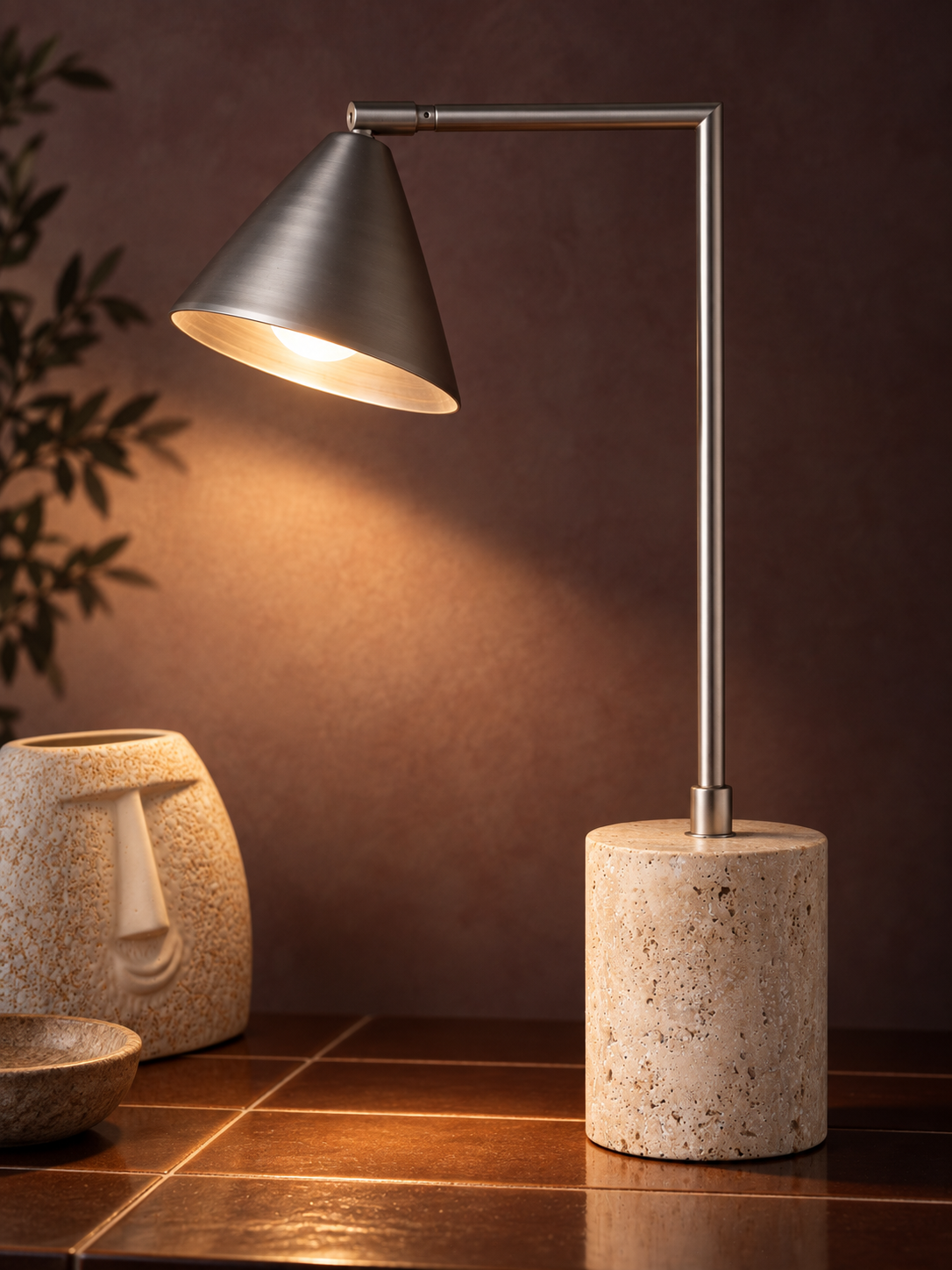 white travertine brushed nickel desk lamp.png