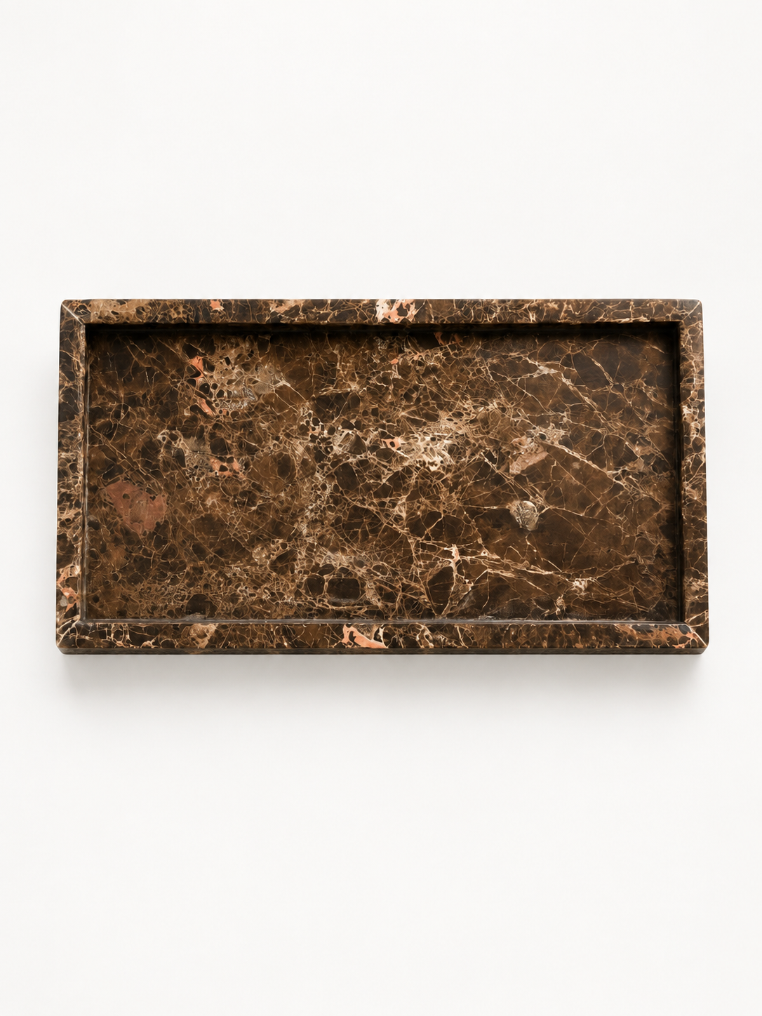 Emperador marble tray plain.png