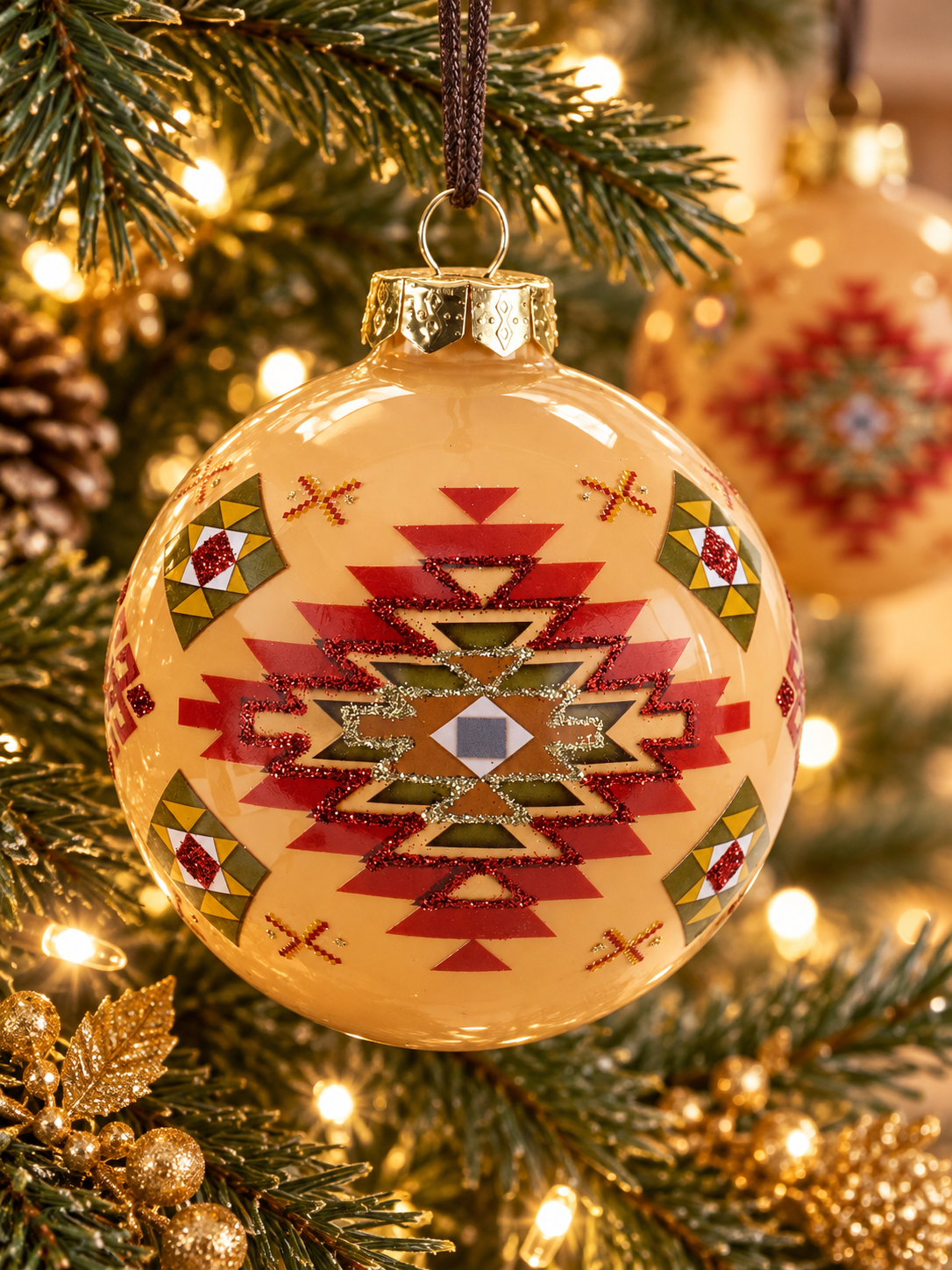 geometric painted glass ornament.png