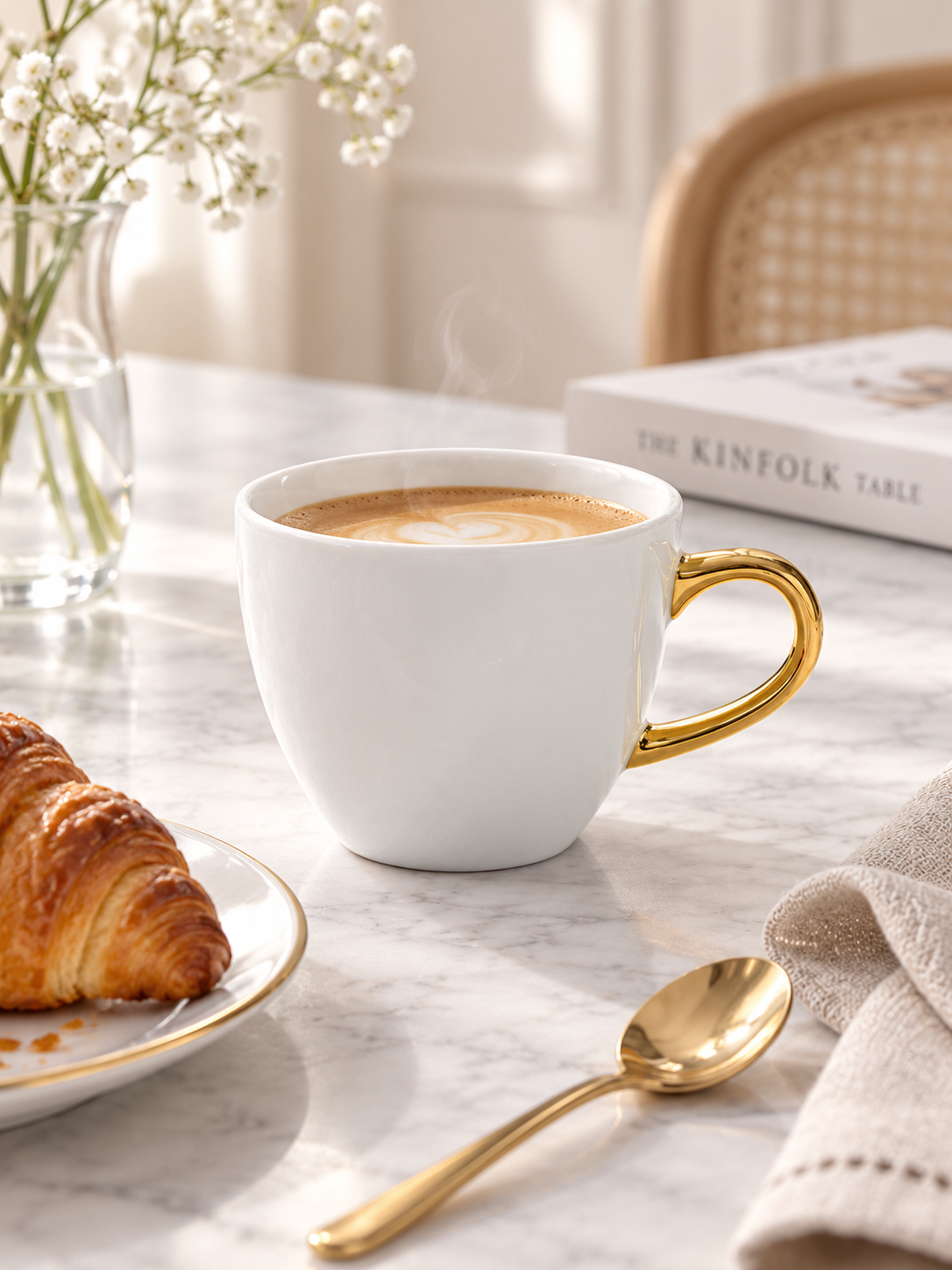 white gold coffee cup in use.png