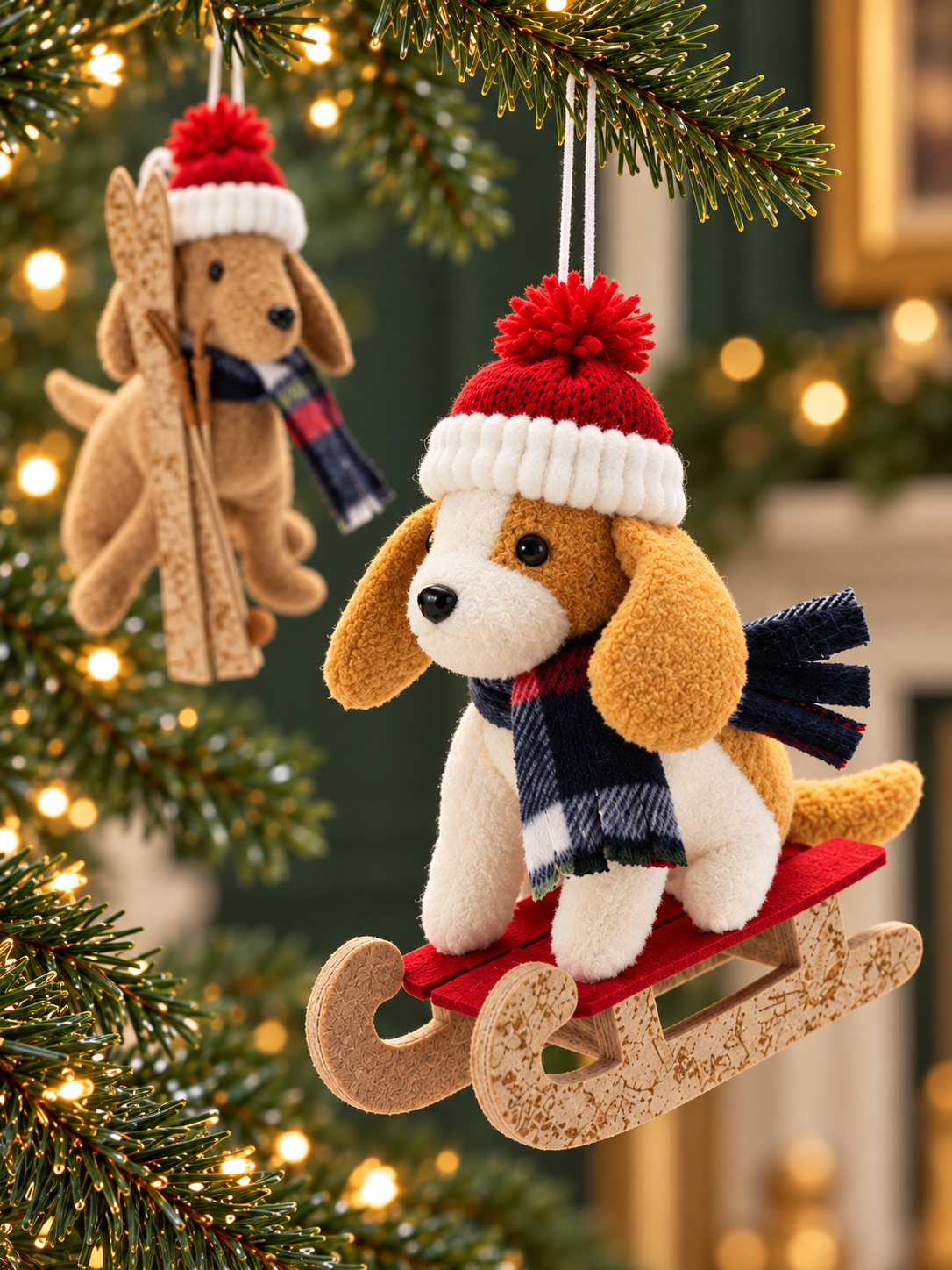 Cozy plush puppy on a holiday sled-2.png