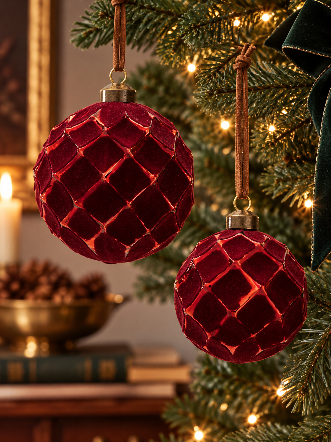 Velvet Burgundy Christmas Ornaments.png