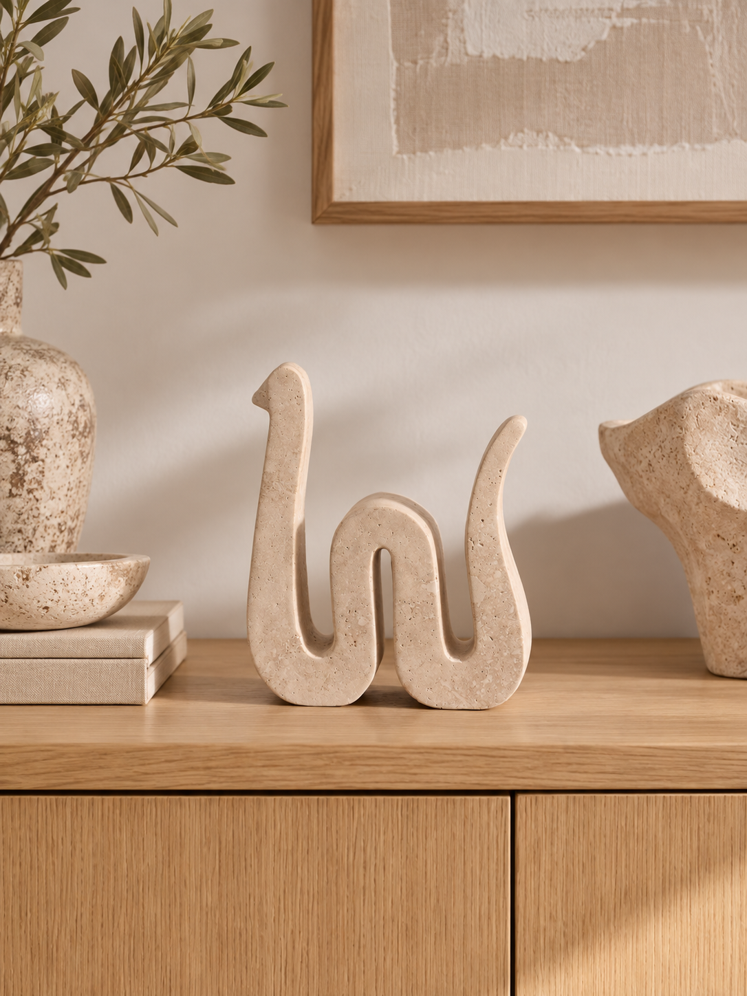 Stone light snake sculpture modern.png