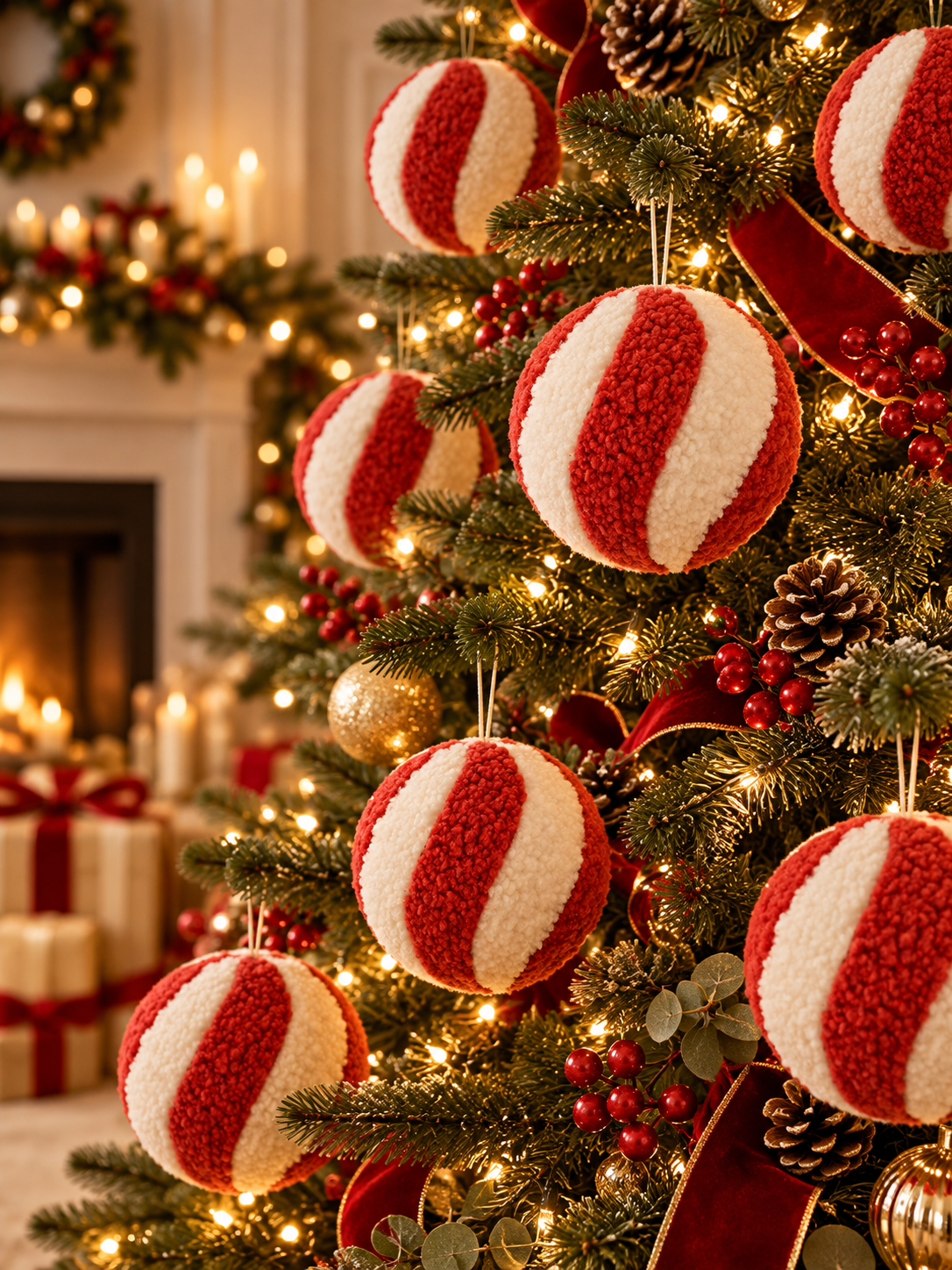 Red and white striped ornament ball.png