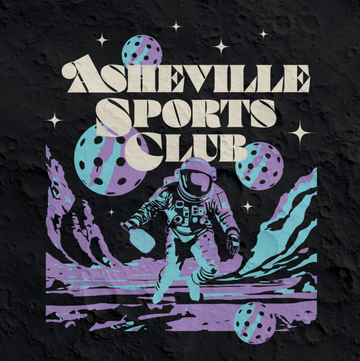 T-shirt design for Asheville Sports Club