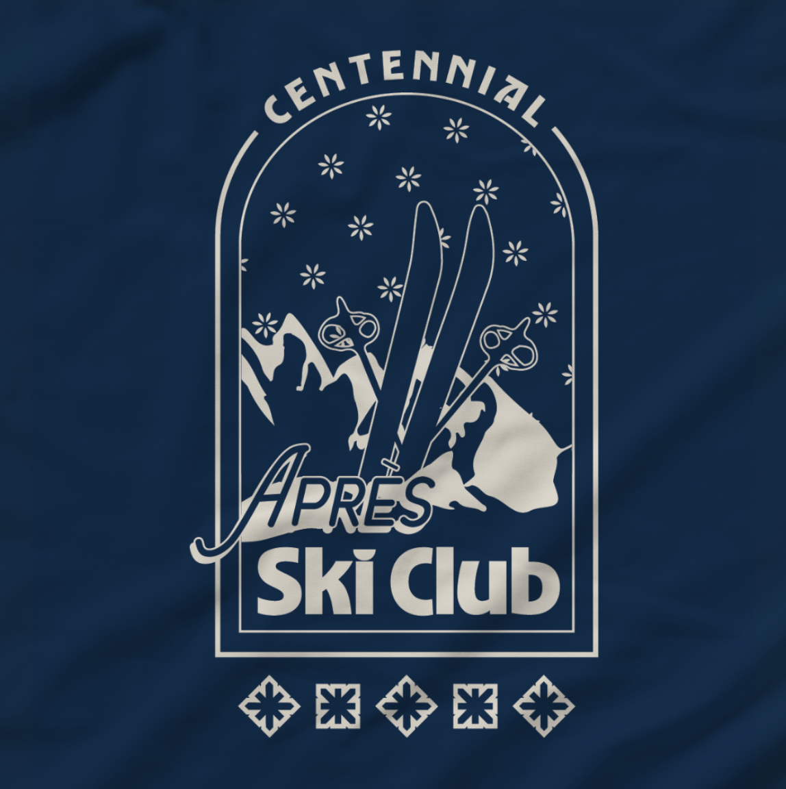 Merch design for Centennial Après Ski Club
