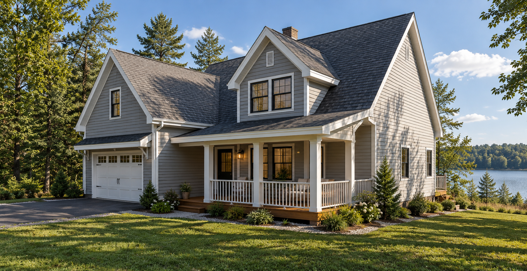 Modern Lakeside Farmhouse in Daylight.png