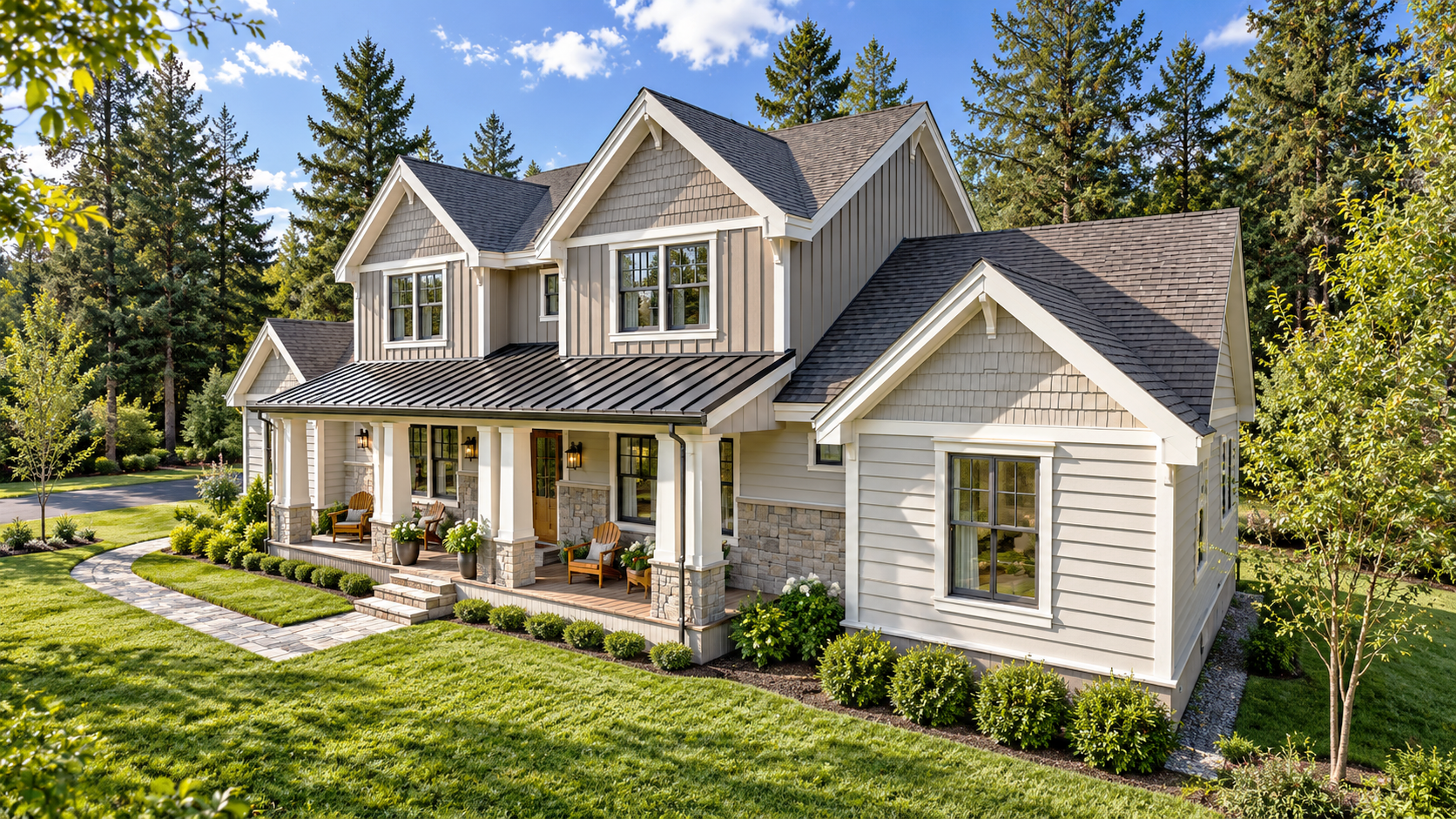 Modern Craftsman Farmhouse in Woodland Setting.png