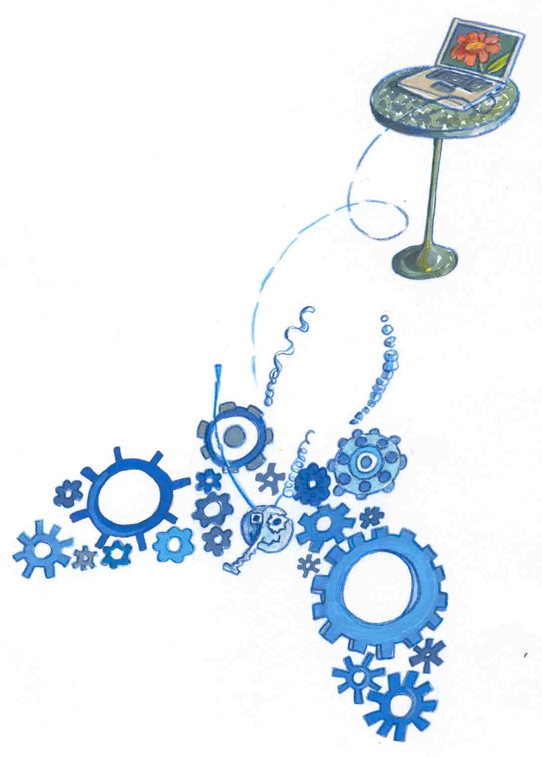 Schulbuch-Illustration