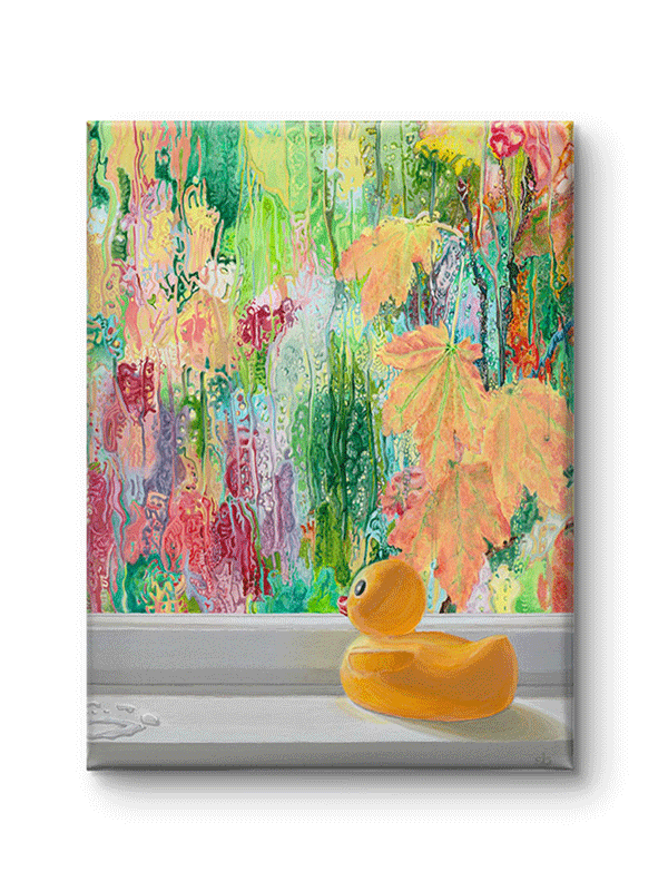 "Rainy Day Dreaming" Canvas Giclee Prints & Framed Prints