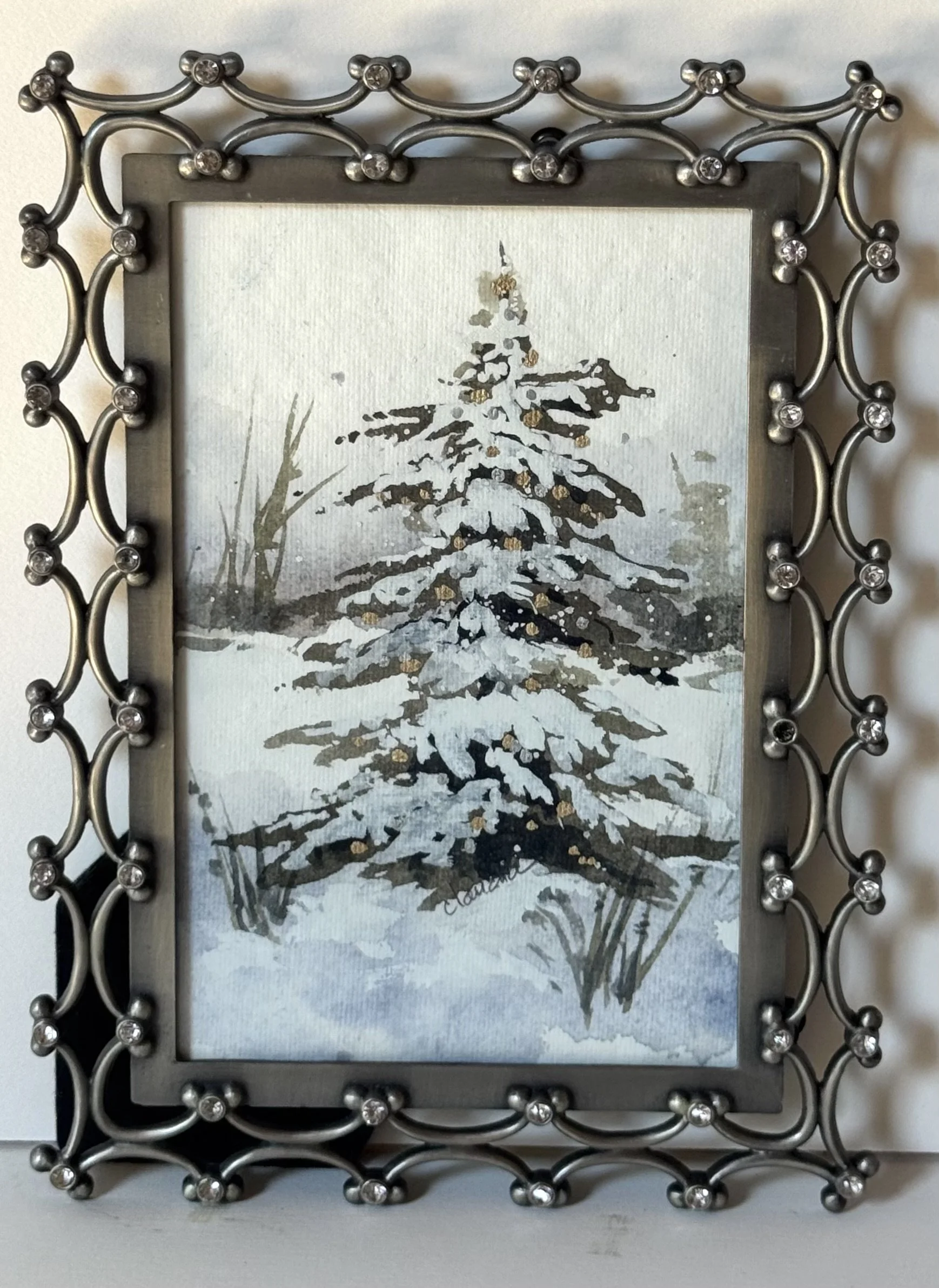 Snow-kissed Evergreen