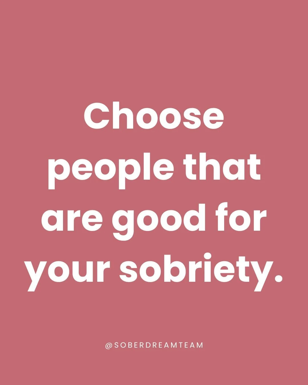 Not everyone deserves a seat at the table you build in sobriety.

Choose people who regulate your nervous system, not wreck it. 🧘🏻&zwj;♀️ 

Choose people who celebrate your sobriety instead of quietly resenting it. 🎉

Choose people who make sober 