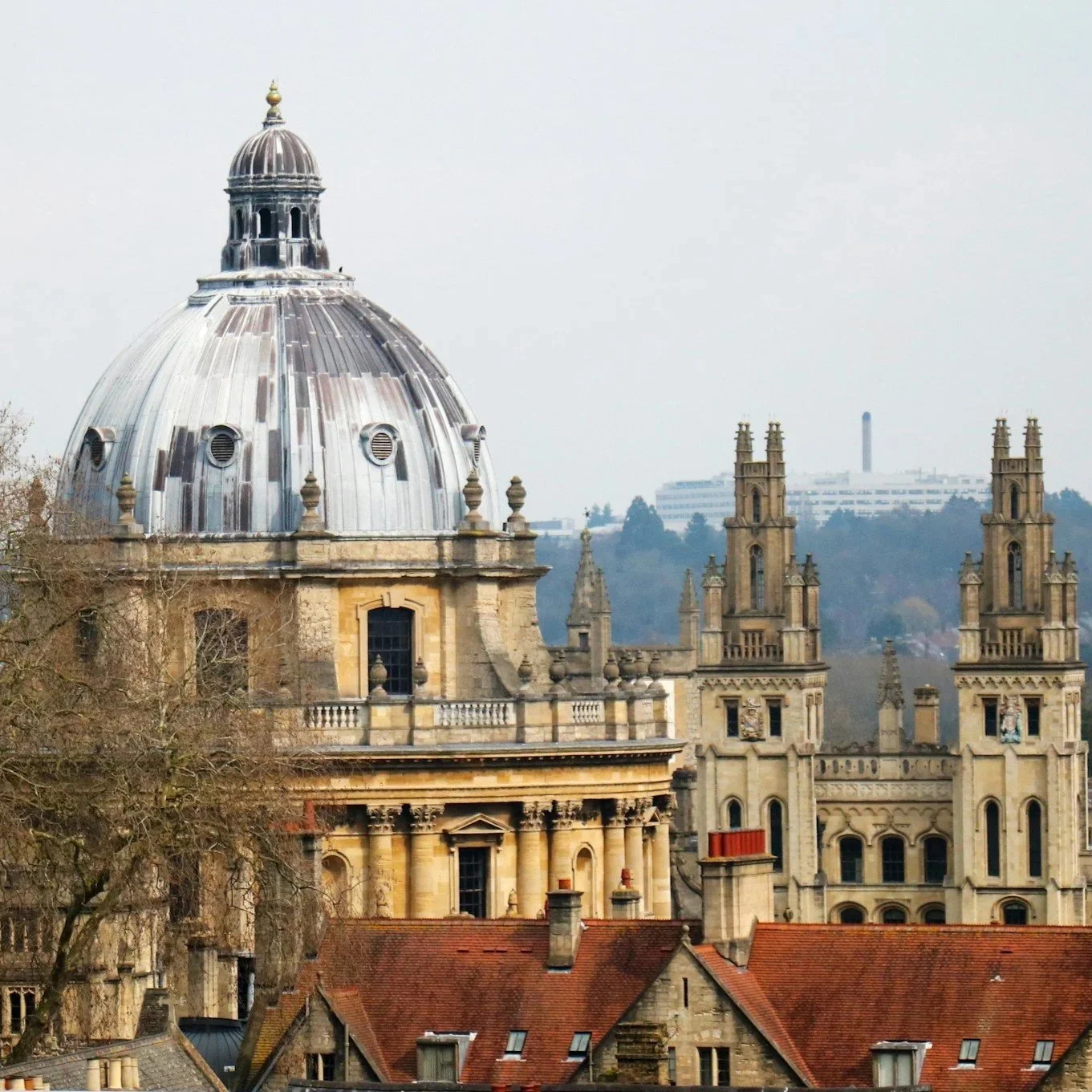 Photo of spires and domes above Oxford city