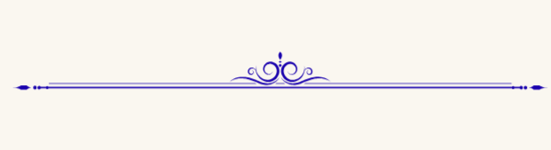 Blue decorative elegant border marker