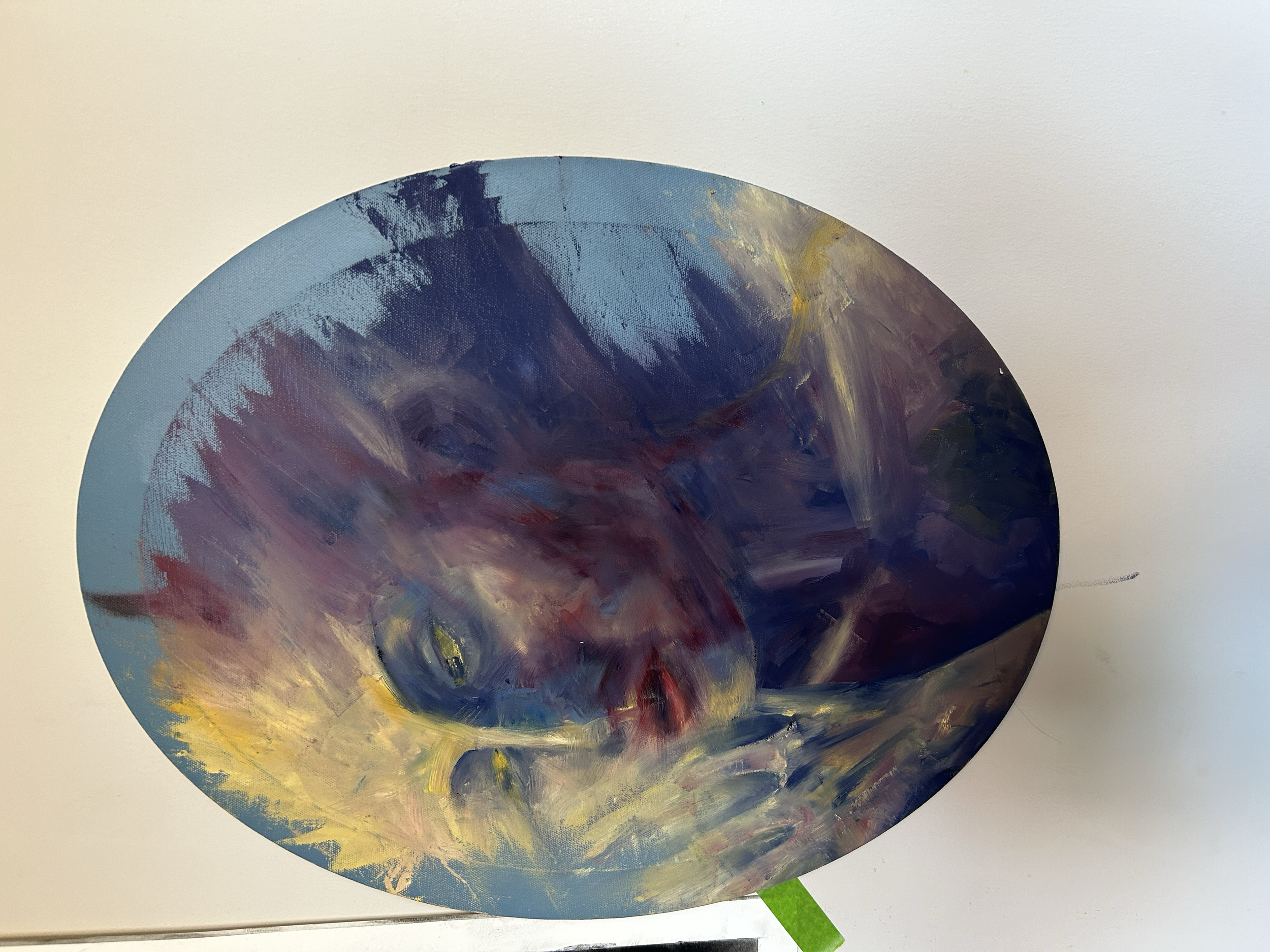 lady painting #8
oil on canvas 
2023