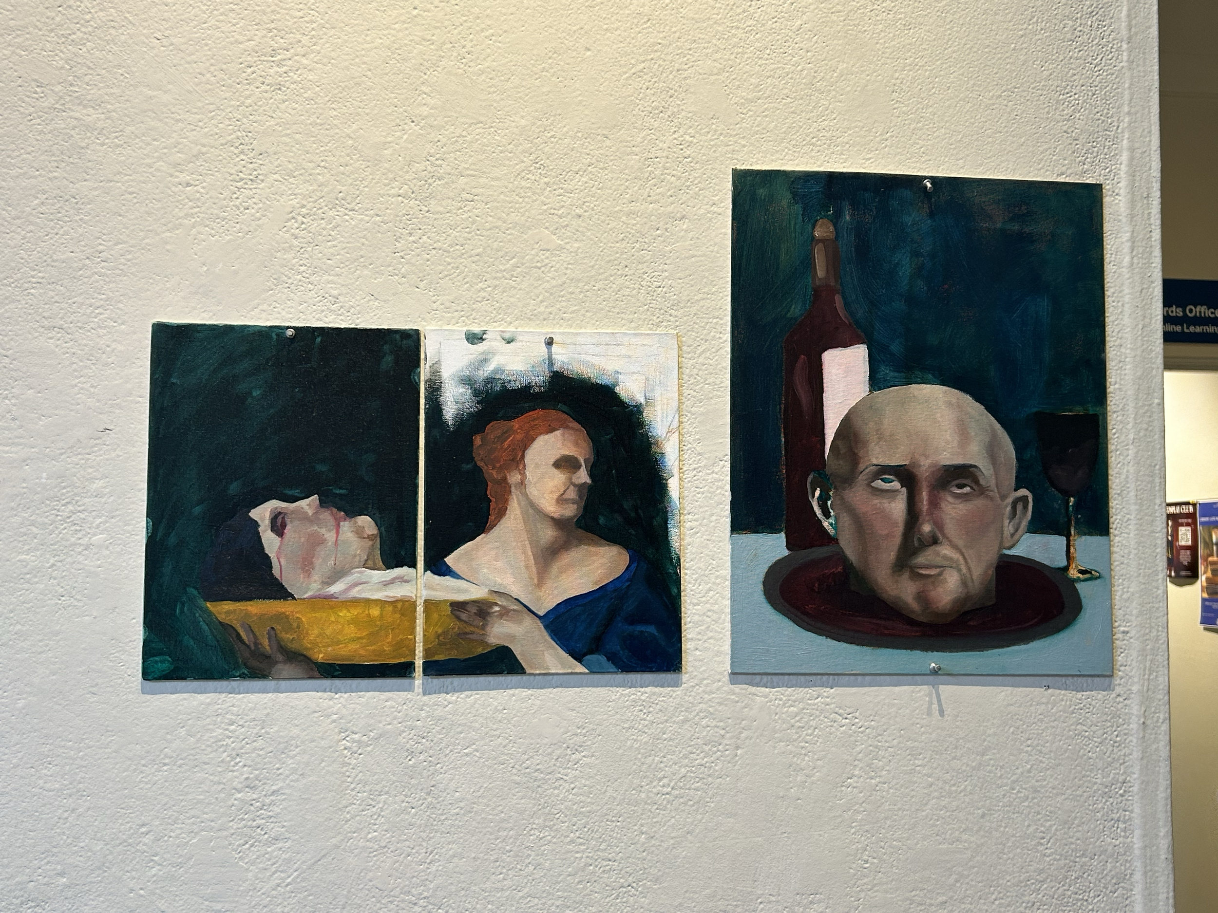 I served my husband for dinner
oil on canvas board 
2024